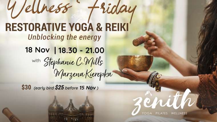 Wellness Friday | Restorative Yoga & Reiki